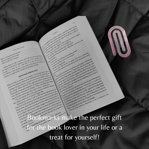 Silver and Pink Jumbo Paperclip