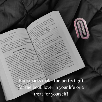 Silver and Pink Jumbo Paperclip