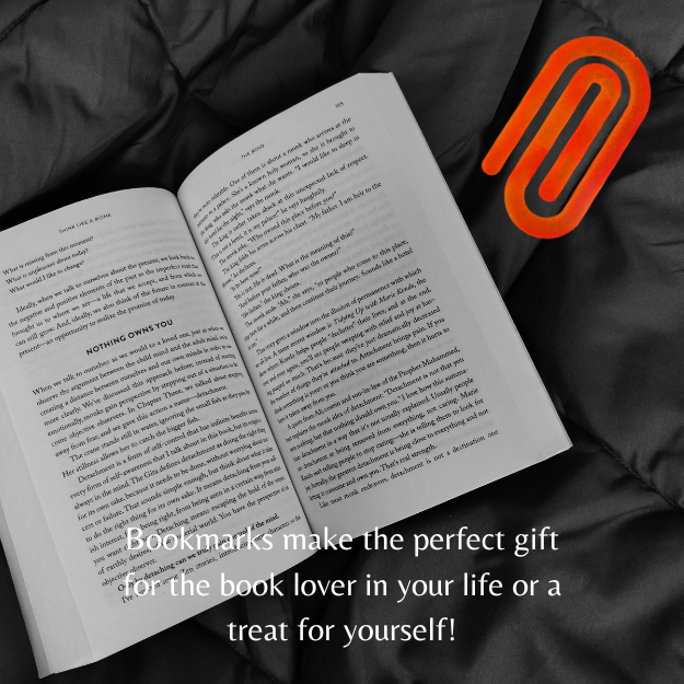 Neon Orange and Neon Red Jumbo Paperclip