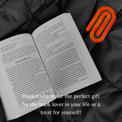 Neon Orange and Neon Red Jumbo Paperclip