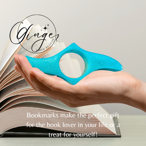 Light Aqua Thumb Bookmark