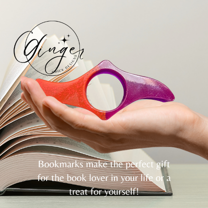 Red & Purple Thumb Bookmark