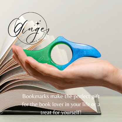 Green & Blue Thumb Bookmark
