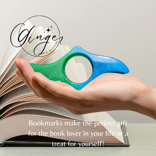 Green & Blue Thumb Bookmark
