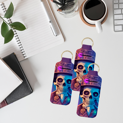 Steam Punk Skellington Lip Balm Keychain