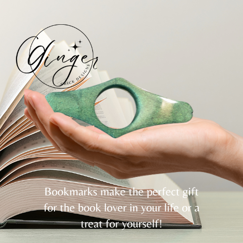 Dark Green Thumb Bookmark