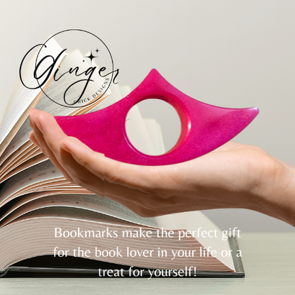 Hot Pink Thumb Bookmark