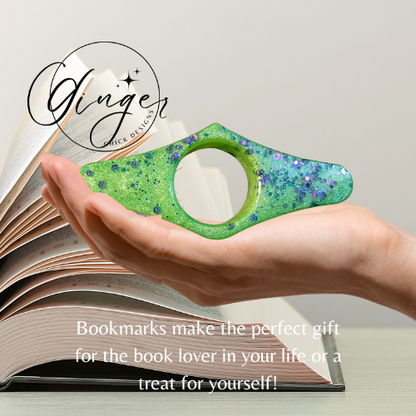 Lime Green Thumb Bookmark