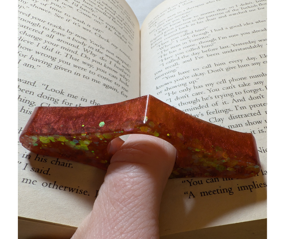 Maroon Boat Thumb Bookmark