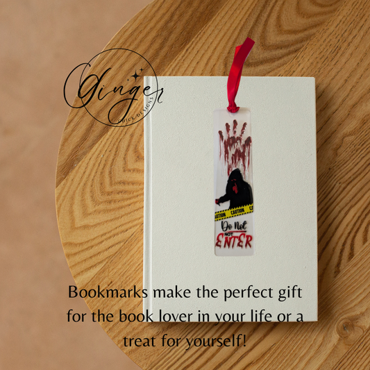 Do Not Enter Acrylic Bookmarks