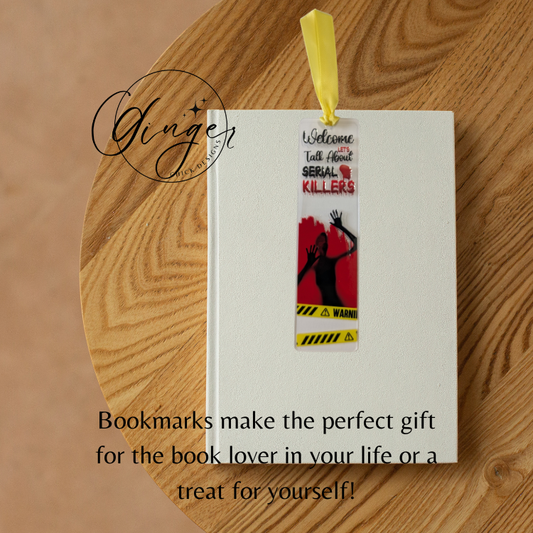 Let's Talk about Serial Killers Acrylic Bookmarks