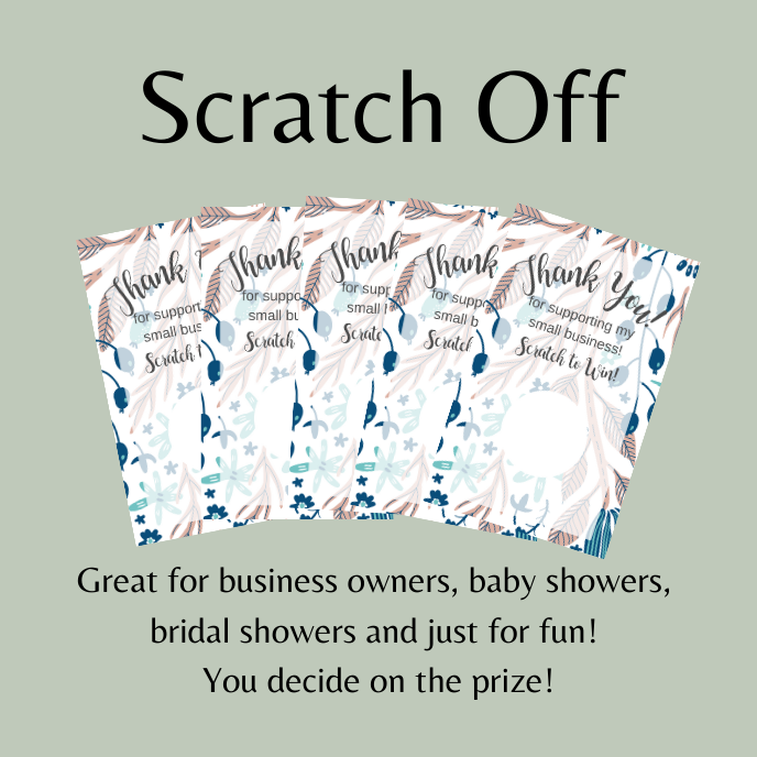 Natural Theme Scratch-Off Ticket