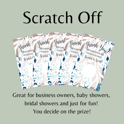Natural Theme Scratch-Off Ticket