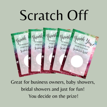 Light Galaxy Scratch-Off Ticket