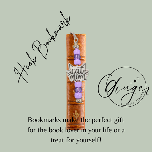 Cat Mom Hook Bookmark