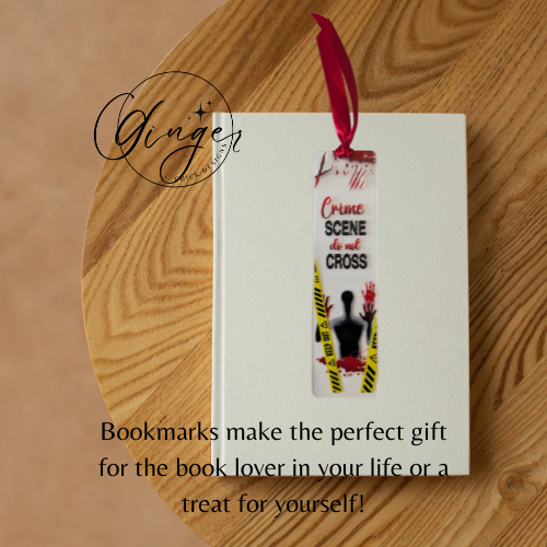 Crime Scene Do Not Cross Acrylic Bookmarks