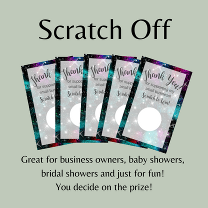 Dark Galaxy Digital Scratch Off Ticket