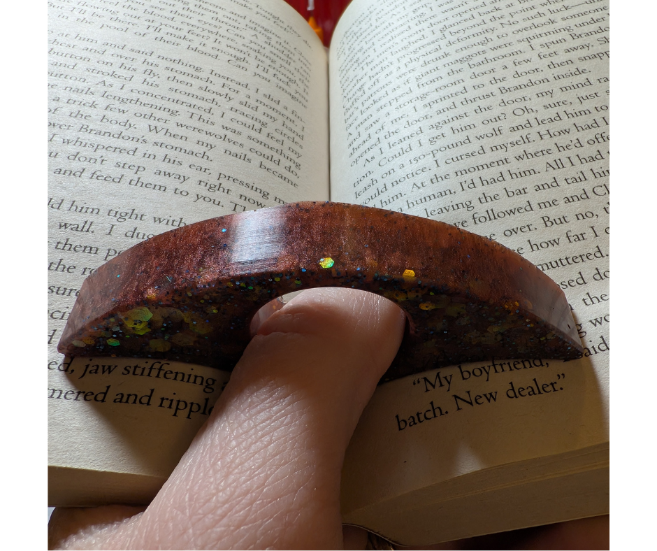 Maroon Thumb Bookmark