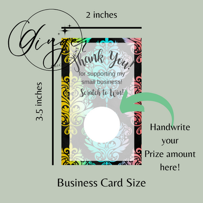 Rainbow Filagree Digital Scratch-Off Ticket