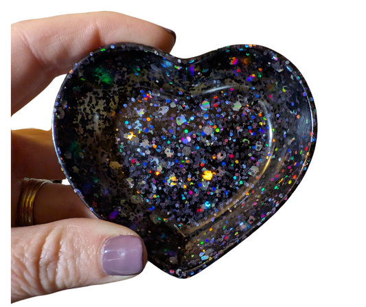 Night Sky Heart Trinket Dish