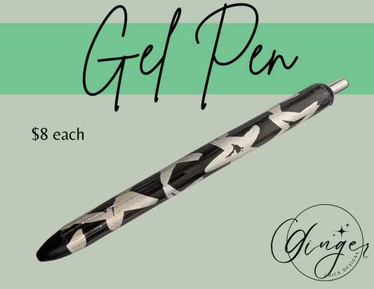 80's Silver Stars Ink Joy Gel Pen