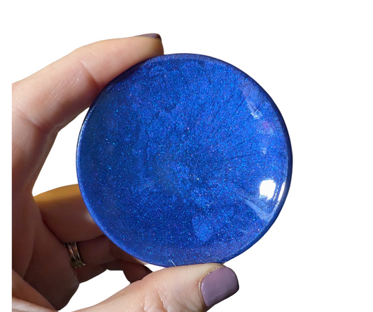 Blue Mini Round Trinket Dish