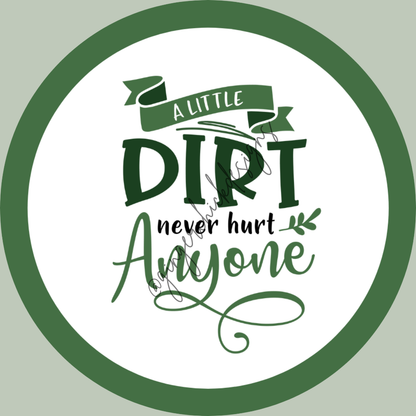A Little Dirt 3-Inch Paperclip Bookmark