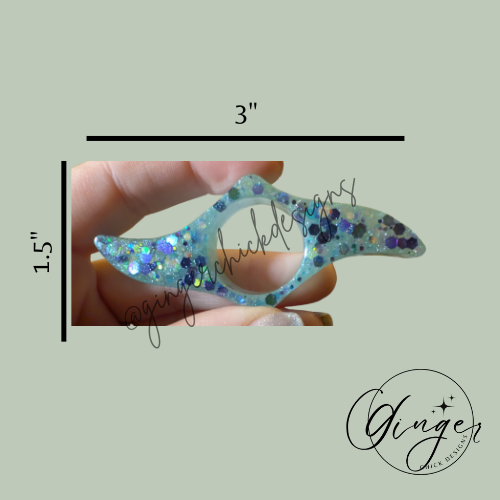Aqua Fairy Thumb Bookmark