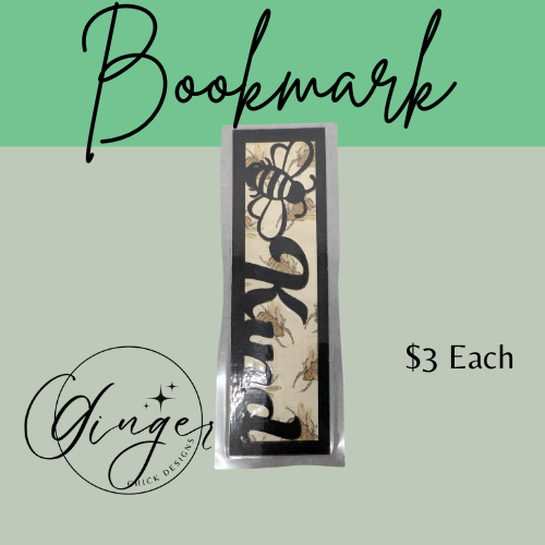 Bee Kind Laminated Bookmark with Bees