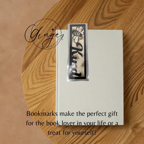 Bee Kind Laminated Bookmark with Bees