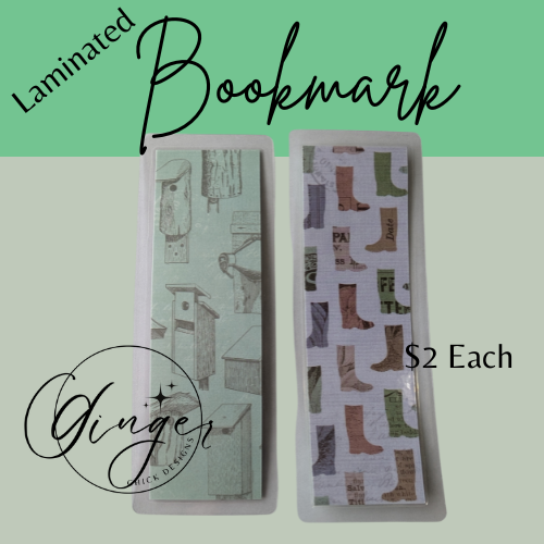Birdhouses Laminated Bookmark
