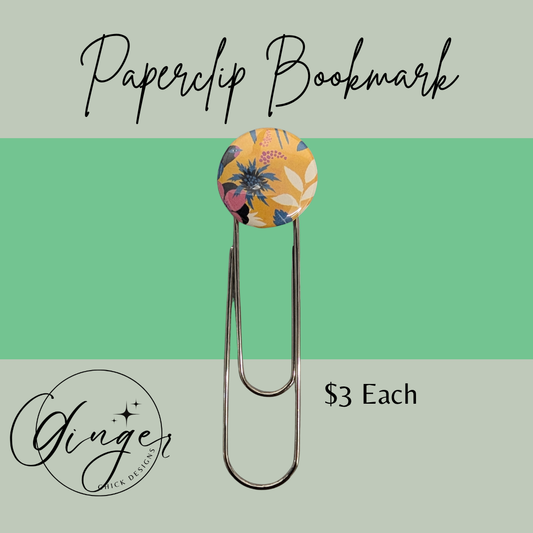 Bird 3-Inch Paperclip Bookmark