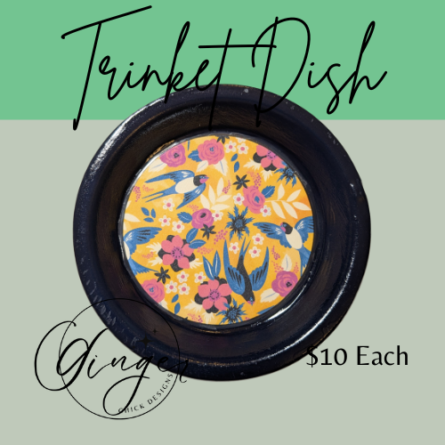 Blue Birds Trinket Dish