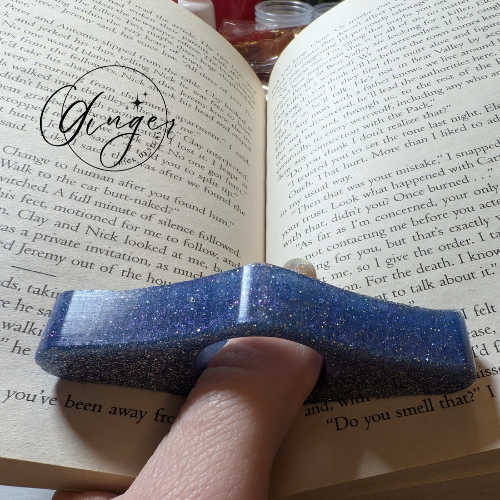 Blue Diamond Thumb Bookmark