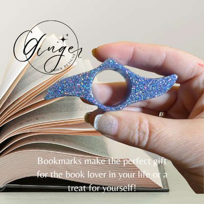 Blue Diamond Wave Thumb Bookmark