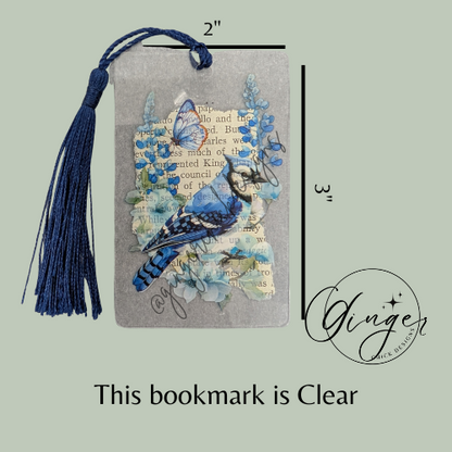 Blue Jay Dictionary Acrylic Bookmark