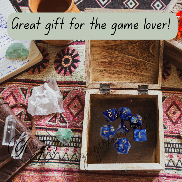 Blue Pearl Dice Set