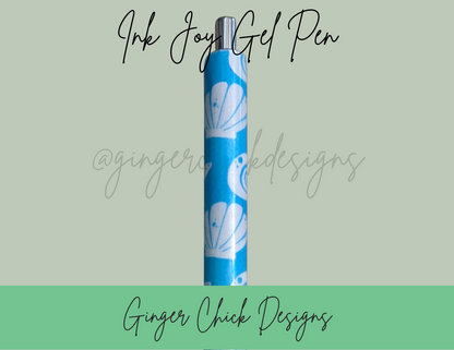 Blue Sea Shells Ink Joy Gel Pen