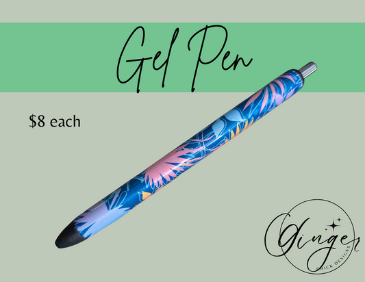 Blue Tropical Ink Joy Gel Pen