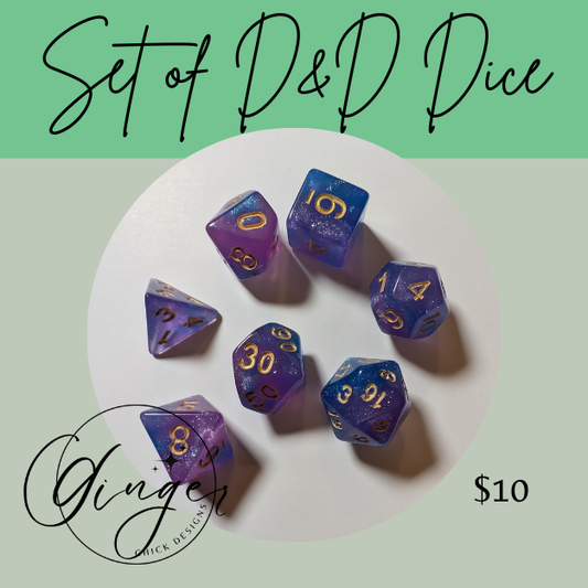 Celestial Twilight Dice Set