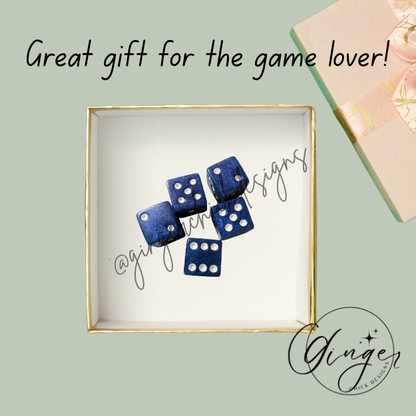 Blue Small Dice Set