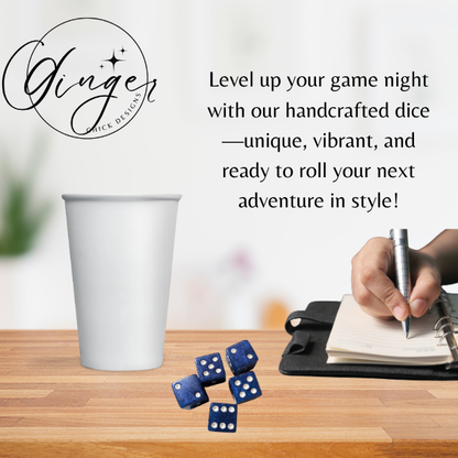 Blue Small Dice Set