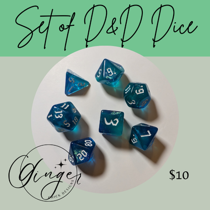 Glacial Essence Dice Set