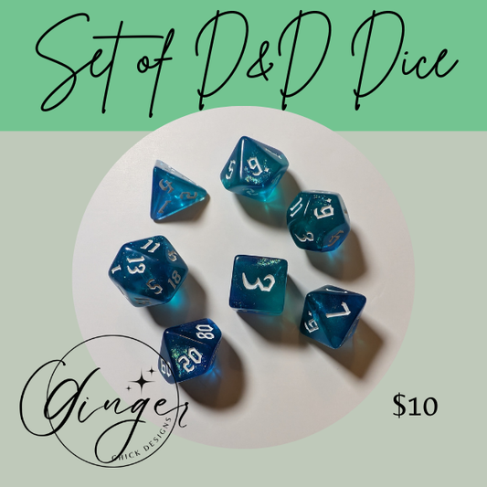 Glacial Essence Dice Set