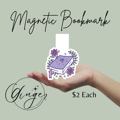 Book Magic Magnetic Bookmark