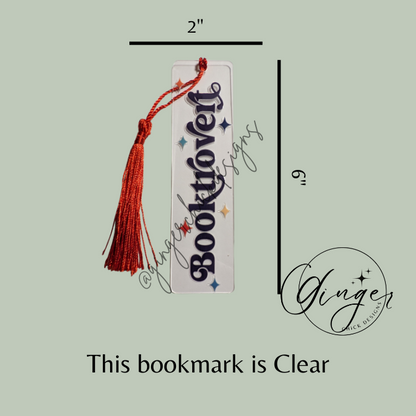 Booktrovert Acrylic Bookmarks
