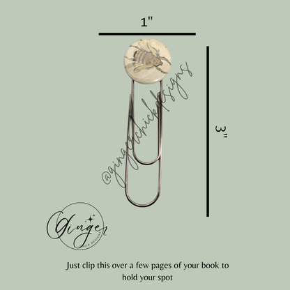 Bumble Bee 3-Inch Paperclip Bookmark