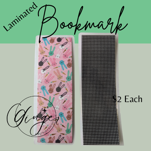 Bunnies Laminated Bookmark