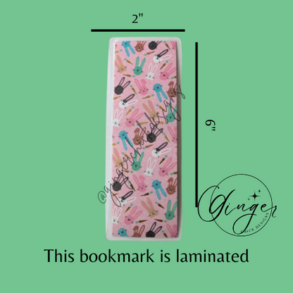 Bunnies Laminated Bookmark