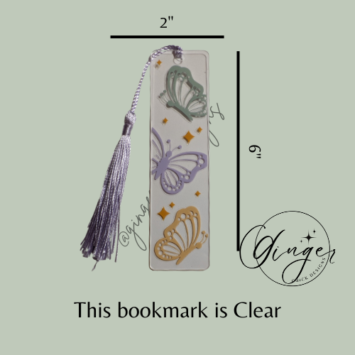 Butterfly Acrylic Bookmarks
